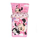 Disney Minnie Mouse 3-Piece Toddler Bedding Set, Pink (41537-311-TDST-MINN)