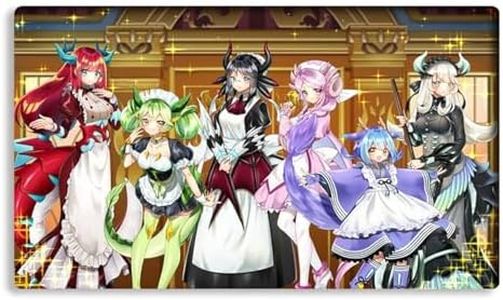 Mlikemat New Duel Playmat Dragonmaid Deck TCG CCG Trading Card Game Mat + Free Bag