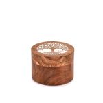 Samhita Wooden Tree of Life Urn for Human Ashes for Ashes - Burial Pet urn for Dogs Ashes, Keepsake Box, Dog Urn,Cat Urn (8.89cm x 8.89cm x 6.35cm)