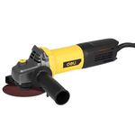 Deli DL-JM100-E1 750W Angle Grinder 100mm Corded Electric Heavy Duty with 12000 RPM Spindle Lock Toggle Switch & Auxilary Handle for Grinding Polishing Cutting