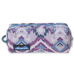 KAVU Pixie Pouch Accessory Travel Toiletry and Makeup Bag, Purple Ikat, One Size