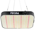 FECiDA 600W LED Grow Light Dimmable, 2022 Best LED Grow Lights for Indoor Plants Full Spectrum, Seed Start Seedlings Vegetable Pepper Hanging Grow Lights