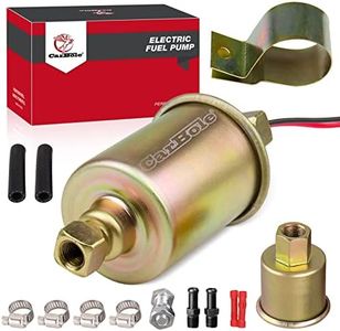 Carbole Pompe à Carburant Électrique Universelle 12V,Pompe à Essence 5-9 PSI,avec Filtre à Carburant,Pour Essence et Diesel,Cuivre Pur,Carte de Circuit Haut de Gamme
