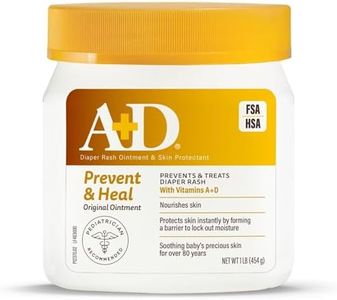 A+D Original Diaper Rash Ointment, Skin Protectant With Lanolin and Petrolatum, (Packaging May Vary) Cream 16 Ounce (Pack of 1)