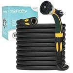 TheFitLife Flexible Garden Hose 10FT - Heavy Duty Kink Resistant Water Hose with Soft Grip Handle and 8 Function Nozzle, Durable, Lightweight and Leak Proof Hose for Gardening, Outdoor, Yard