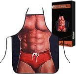 Alintor Funny Gifts for Men - Sexy Funny Novelty Apron, Secret Santa Gifts for Men, Men Gifts for Christmas Stocking Fillers, Novelty Gifts for Dad/Husband/Boyfriend, Gifts for Men Who Have Everything