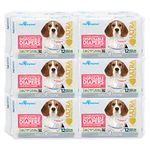 Paw Inspired Disposable Dog Diapers | Female Dog Diapers Ultra Protection | Diapers for Dogs in Heat, Excitable Urination, or Incontinence (144 Count, Medium)