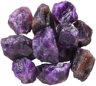 Apengshi Natural Dream Amethyst Raw Stone Crystal 1lb Bulk Healing Reiki Repair Rock Meditation Chakra Balance Purification Decoration Tumbling Fountain Garden Jewelry Making Gifts Men Women