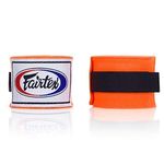 Fairtex Hand Wraps 4.5M Orange HW2 Stretch Boxing Muay Thai Kickboxing Striking Sold by MinotaurFightStore