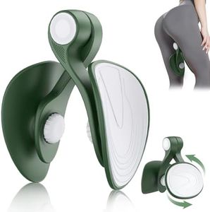 TINRIEF Thigh Master Hip Trainer Exercise Equipment, Pelvic Floor Trainer, Kegel Trainer for Postpartum Rehabilitation, Trimmer Inner Thigh, Thigh Workout Equipment (Dark-Green 26lb)
