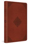 ESV Large Print Value Thinline Bible (TruTone, Tan, Ornament Design)