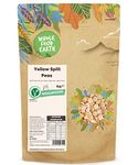 Wholefood Earth Yellow Split Peas 1 kg | GMO Free | Natural | High Fibre | High Protein