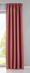 Gardinenbox NewYork Opaque Curtain Concealed Loops Dusky Pink H x W 225 x 140 cm Pack of 1 Thermal Blackout Curtain Soundproofing Oeko-Tex Ruffle Tape Tieback 202020610