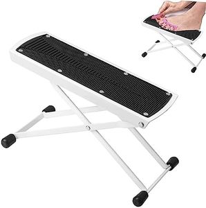 Pedicure Foot Rest, 6 Heights Adjustable Sturdy Pedicure Stand, Non-Slip Home Beauty Footrest for Easy-at Home Pedicures, No More Bending or Stretching.
