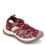 KEEN Women's Whisper Sandal, Red Dahlia, 5.5 UK