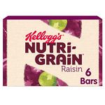 Kellogg's Nutri-Grain Bakes Raisin Snack Bars Box, 6 x 45g