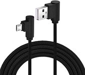 Right Angle Micro USB Cable, Nylon 