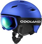 Odoland Snow Ski Helmet with Goggle