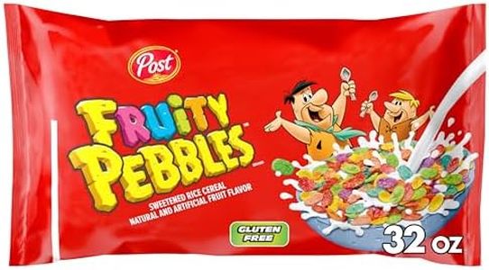 Post Fruity PEBBLES Cereal, 32 OZ Bag