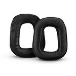 Brainwavz Upgraded Earpads Compatible with Logitech G35 G930 G430 F450 Headphones - Made with Premium Vegan Leather, Genuine Memory Foam, Improves Comfort, Sound Isolation Ear Pads (Black)