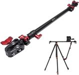 IFOOTAGE SA-32 Camera Slider Support Arm Stabilizer, 32" Adjustable Tripod Stability Arm with C-Clamp and Quick Release Ballhead for Camera Video Slider Rail and Tripod