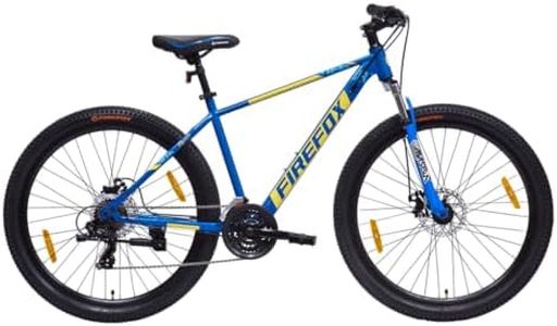 FIRE-Fox Tremor Cycle in 27.5t Wheel Size with Front Suspension Fork with Dual disc Brakes with 21 Speed SHI-Mano Gears for 13+ Age Group