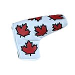 Foretra – Canada Maple Leaf - Golf Putter Headcover Quality PU Leather Magnetic Closure for Blade Style Putters Scotty Cameron Odyssey Taylormade Ping