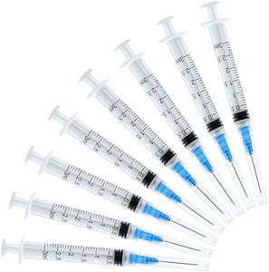 hyddeb 3m/cc Disposable Syringe with 23Ga 1.0 Inch Needle Lab Supplies, Individual Package Pack of 20