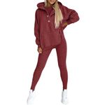 My Recent Orders Womens Tracksuit Full Set Lounge Wear jogger Sets 2 Piece Ladies Fleece Tracksuits Long Sleeve Activewear Casual Thermal Autumn Winter Sweatsuits Deals Under 10 Dollars