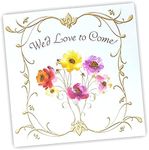 Wedding Reply Card - Luxury RSVP 'W