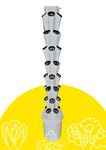 Green warrior Nova 40-Planter Vertical Hydroponic & Aeroponics Tower System with Seeds, Tds Meter & Coco Disc - Perfect for Home Farming & Gardening