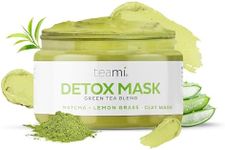 Teami Detox Face Mask for Hydraiting,Stick Mask Alternative Moisturizing & Purifying, Blackhead Remover Green Tea Mask Cleanse Mask reduces Acne & oil, Pore Minimizer Clay Mask for All Skin Types