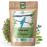 ORIGEENS ORGANIC YERBA MATE 200g | Yerba Mate Tea unsmoked, Leaf, without stems, not powdery | Energy and Detox Drink