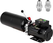 Garvee Hydraulic Power Unit, 220V 10.5 Quart Car Lift Hydraulic Pump Power Unit, Single Phase Hydraulic Power Unit, with 10L Steel Tank, Electric Hydraulic Power Unit, Used for Car Maintenance