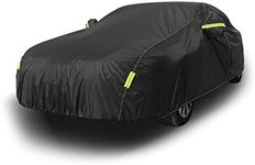 lehom Waterproof Car Cover for All-Weather,Car Protection Cover Against Snow,Sun,Wind and Hail,Premium Car Cover for Sedan(208.6''L X 78.7''W X 59''H)