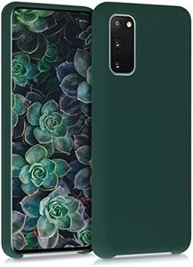 kwmobile Housse Compatible avec Samsung Galaxy S20 Coque - Housse de téléphone Protection Souple en TPU Silicone - Vert Mousse