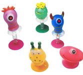 6 Assorted Jump Pop Up Monster Toys / Childrens Kids Party Bag Fillers Boys