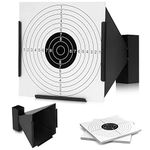 Greenmall 17 * 17cm Airsoft Targets, Air Rifle Pellet Trap Target, BB Trap Target, Airsoft Pellet Trap Catcher, Wall Mounted Target for Shooting Practice and Air Soft Gun Training (17 * 17cm- Black)