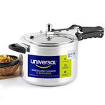 Universal 10.5 Quart / 10 Liter Pressure Cooker, 11 Servings, Pressure Canner With Multiple Safety Systems and Heat Resistant Handles For Can, Soup, Meat, Beans