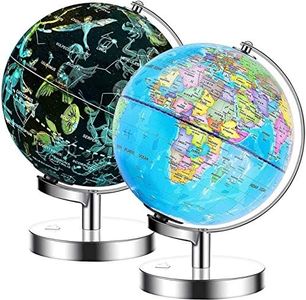 EXERZ 23cm globe constellation LED Science Kidz 2 in 1 Illuminated World Globe - Light Up Constellation