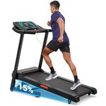 THERUN Home Treadmill with Incline 15% Auto Adjust, 3.0 HP Foldable Treadmill with 300LBS Max Load, 9 MPH and 16.5" Wider Running Belt