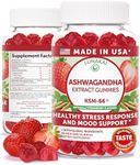 Lunakai USA Made KSM-66 Ashwagandha Gummies for Women & Men – Non-GMO Stress, Mood & Sleep Support Supplement, 60ct