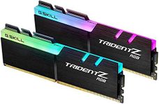 G.SKILL Trident Z RGB Series (Intel XMP) DDR4 RAM 16GB (2x8GB) 3200MT/s CL16-18-18-38 1.35V Desktop Computer Memory UDIMM (F4-3200C16D-16GTZR)