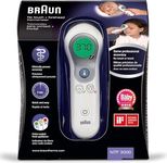 Braun Sensian 5 Forehead non-contact thermometer - Positioning Guidance - Colour-Coded Digital Display - 2 second measurement - Baby and Child Friendly - #1 Brand among doctors(1) - BNT300