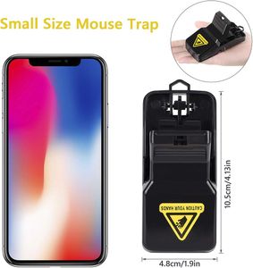 Reusable Mouse Traps, 6-Pack – Easy Set Snap Pest Control