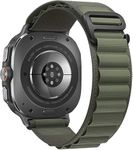 Meyaar Alpine Loop Nylon Band - Compatible with Samsung Galaxy Watch 7 Ultra 47mm Band,Sport Wristband for Samsung Watch 7 Ultra For Men And Women (Green)