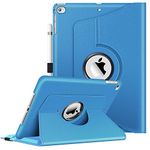 Fintie Case for iPad 9.7 2018 2017 / iPad Air 2 / iPad Air - 360 Degree Rotating Protective Stand Cover with Auto Sleep Wake for iPad 9.7 inch (6th Gen, 5th Gen) / iPad Air 2 / iPad Air, Blue