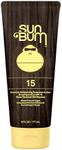 Sun Bum Original Moisturizing Sunscreen Lotion, SPF 15, 6 oz. Tube, 1 Count, Broad Spectrum UVA/UVB Protection, Hypoallergenic, Paraben Free, Gluten Free, Vegan