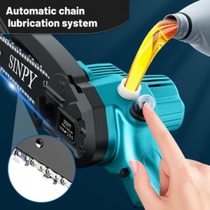 SINPY 6-Inch Mini Cordless Chainsaw – Portable Electric Saw