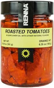 Renna, Fire Roasted Grilled Tomatoes In preserved in oil, 10.58 oz, Product of Italy, Semi Dried, Pomodori, Experience the Rich Flavors of the Mediterranean